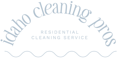 A logo for a cleaning company